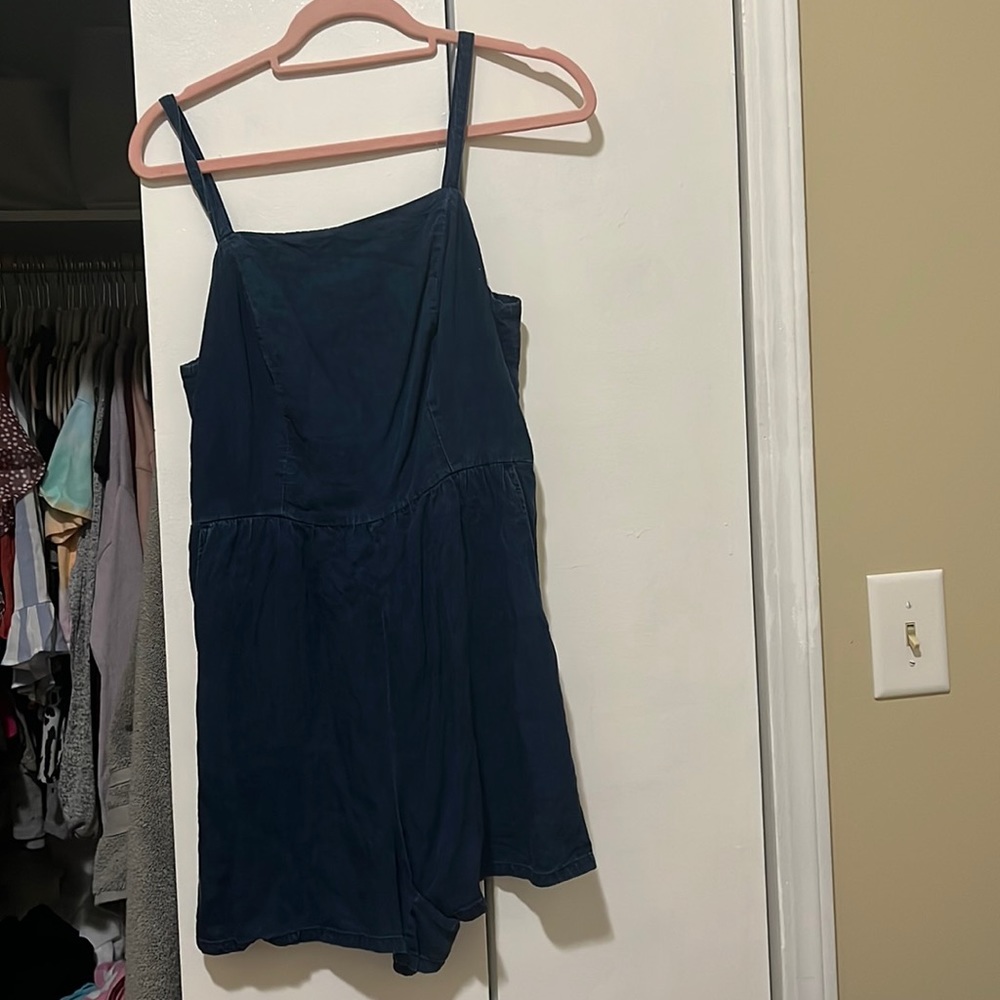 navy blue old navy romper
